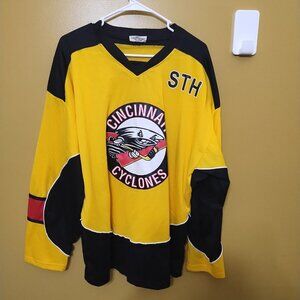 RARE Authentic VTG Y2K Cincinnati Cyclones Team Jersey Circa 2010 XL